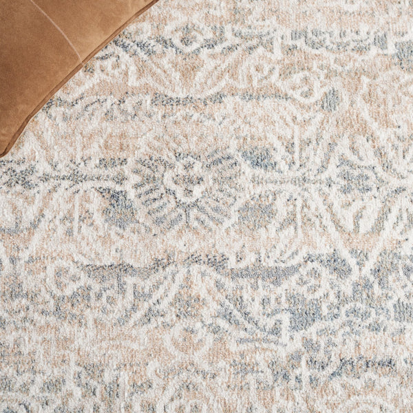 Safavieh Blair Washable Area Rug – Elegant Power-loomed Design In Ivory And Blue For Luxurious Living Spaces Ivory ,Blue Polyester Blr242a-8