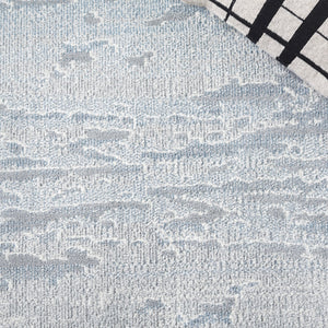 Safavieh Blair Washable Area Rug - Elegant Beige And Blue Design, Perfect For Living Rooms And High-traffic Areas Blue ,Grey Polyester Blr244m-28