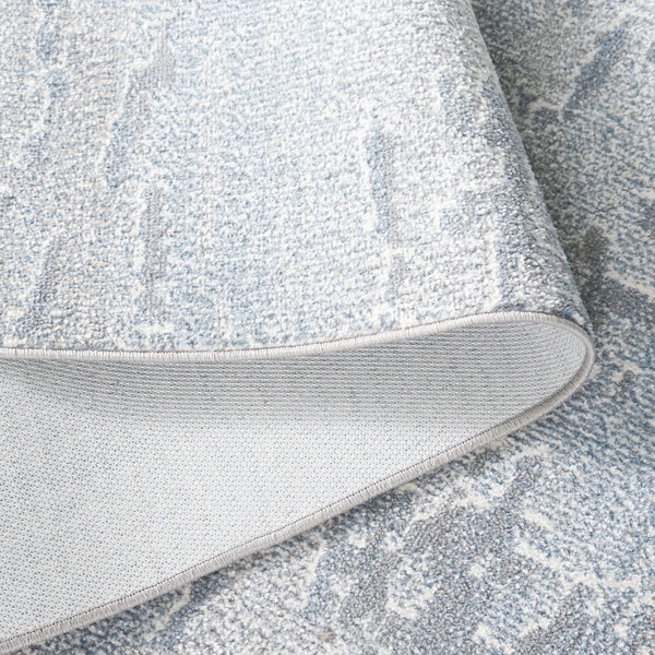 Safavieh Blair Washable Area Rug - Elegant Beige And Blue Design, Perfect For Living Rooms And High-traffic Areas Blue ,Grey Polyester Blr244m-28