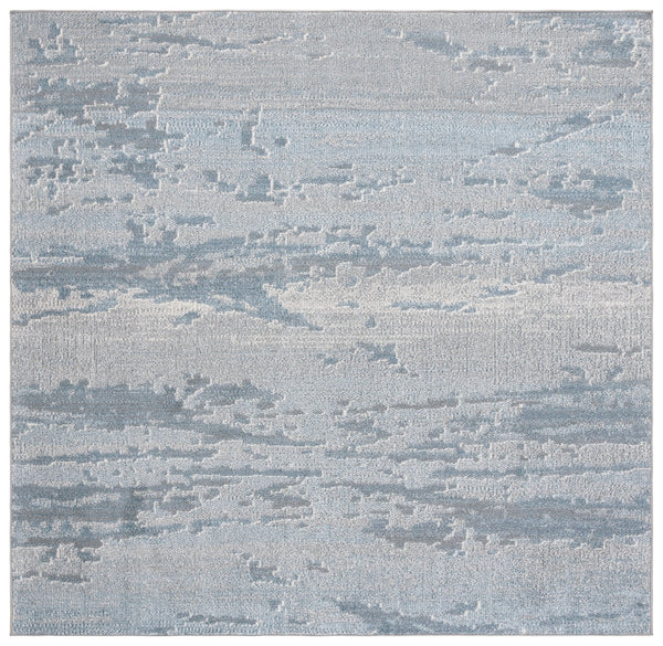 Safavieh Blair Washable Area Rug - Elegant Beige And Blue Design, Perfect For Living Rooms And High-traffic Areas Blue ,Grey Polyester Blr244m-28
