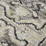 AMER Rugs Blu Amerson BLU-35 Hand-Knotted Handmade Handspun New Zealand Wool Classic Geometric Rug Gray 2' x 3'