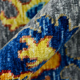 AMER Rugs Blu Armijo BLU-51 Hand-Knotted Handmade Handspun New Zealand Wool Transitional Oriental Rug Multicolor 2' x 3'