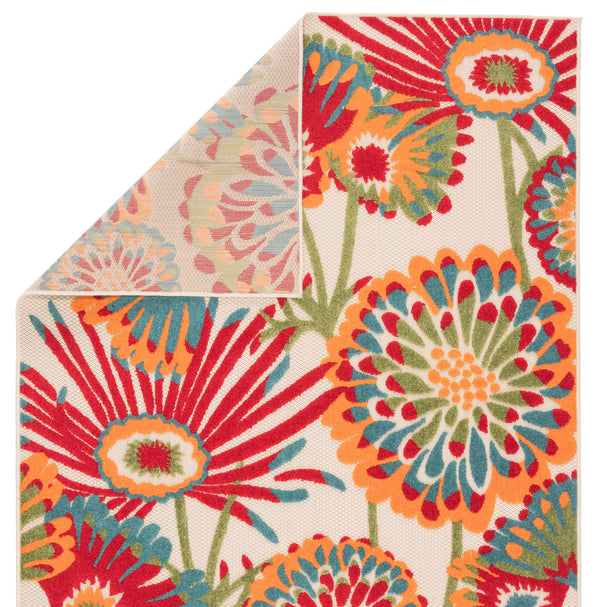 Jaipur Living Jaipur Living Balfour Floral Polypropylene Indoor Outdoor Rug Vibrant Botanical Blooms RUG141378