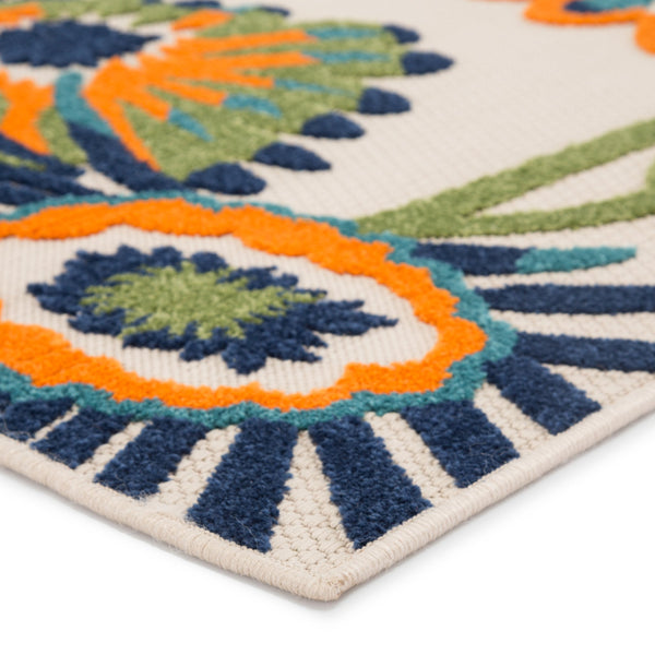 Jaipur Living Jaipur Living Balfour Floral Polypropylene Runner Rug for Indoor Outdoor Spaces RUG141381
