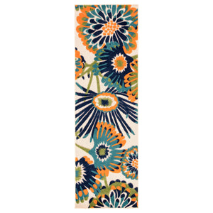 Jaipur Living Jaipur Living Balfour Floral Polypropylene Runner Rug for Indoor Outdoor Spaces RUG141381