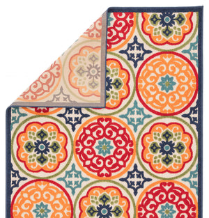 Jaipur Living Jaipur Living Tela Polypropylene Medallion Rug for Patios Foyers and High Traffic Spaces 7'4"X9'6" - A RUG141403