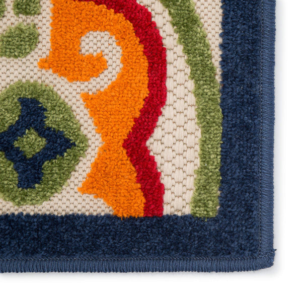 Jaipur Living Jaipur Living Tela Polypropylene Medallion Rug for Patios Foyers and High Traffic Spaces 7'4"X9'6" - A RUG141403