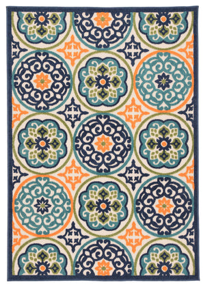 Jaipur Living Jaipur Living Tela Polypropylene Medallion Rug for Patios Foyers and High Traffic Spaces 8'8"X11'10" RUG141408