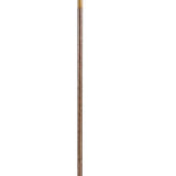 Benzara 3 Way Torchiere Floor Lamp With Frosted Glass Shade And Stable Base, Bronze Bronze Metal And Glass Bm220832