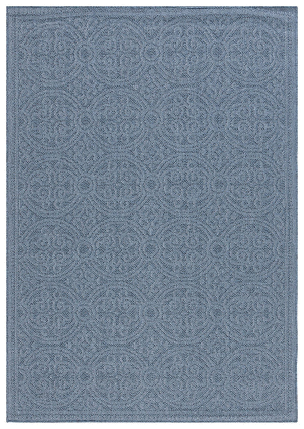 Safavieh Bermuda 809 Power Loomed Indoor / Outdoor Rug Navy 5'-3" x 7'-6"