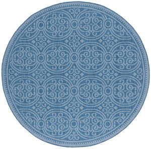 Safavieh Bermuda Elegant Navy Blue Area Rug - Durable Power Loomed Design For Indoor And Outdoor Spaces Navy Polypropylene Frize Bmu809n-8