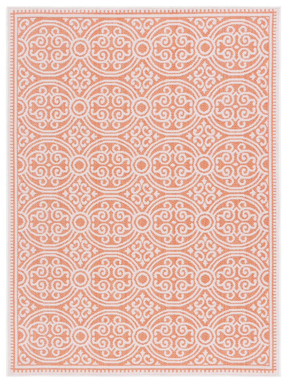 Safavieh Bermuda Elegant Navy Blue Area Rug - Durable Power Loomed Design For Indoor And Outdoor Spaces Rust ,Ivory Polypropylene Frize Bmu809p-9