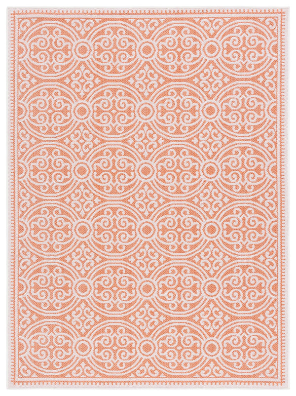 Safavieh Bermuda Elegant Navy Blue Area Rug - Durable Power Loomed Design For Indoor And Outdoor Spaces Rust ,Ivory Polypropylene Frize Bmu809p-9