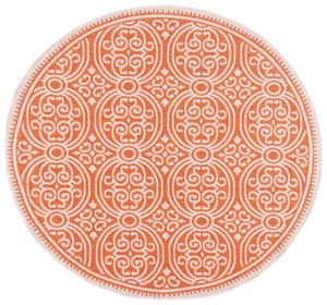 Safavieh Bermuda Elegant Navy Blue Area Rug - Durable Power Loomed Design For Indoor And Outdoor Spaces Rust ,Ivory Polypropylene Frize Bmu809p-9