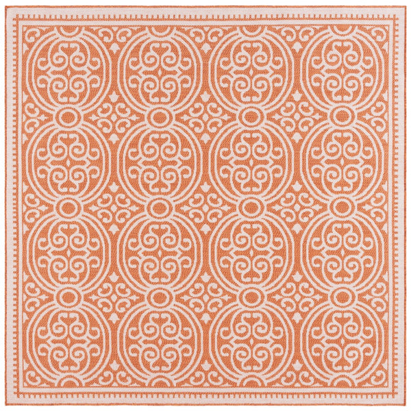 Safavieh Bermuda Elegant Navy Blue Area Rug - Durable Power Loomed Design For Indoor And Outdoor Spaces Rust ,Ivory Polypropylene Frize Bmu809p-9