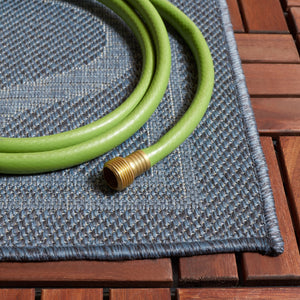 Safavieh Bermuda 810 Power Loomed Indoor / Outdoor Rug Navy 5'-3" x 7'-6"