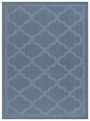 Safavieh Bermuda 810 Power Loomed Indoor / Outdoor Rug Navy 5'-3" x 7'-6"