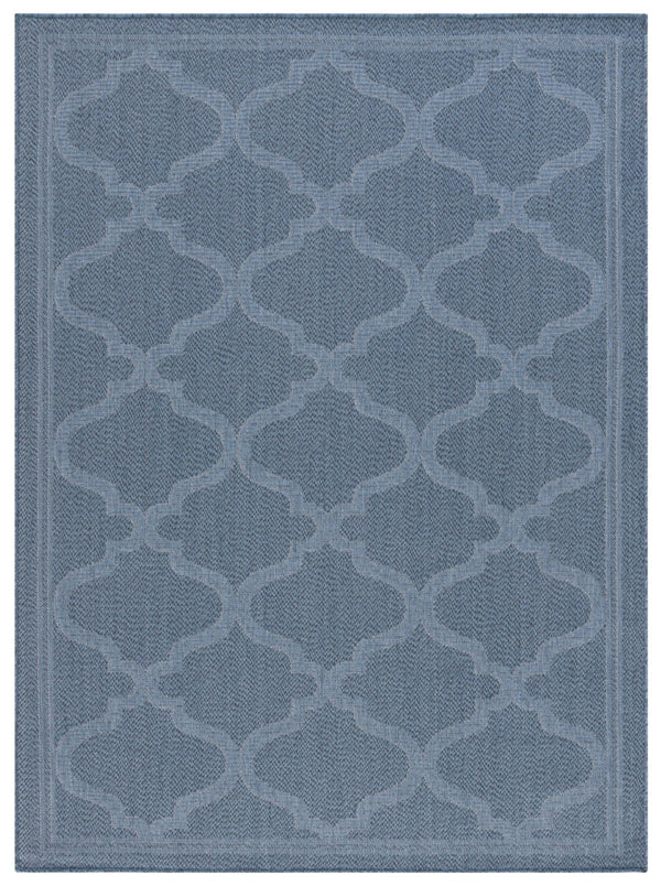 Safavieh Bermuda 810 Power Loomed Indoor / Outdoor Rug Navy 5'-3" x 7'-6"