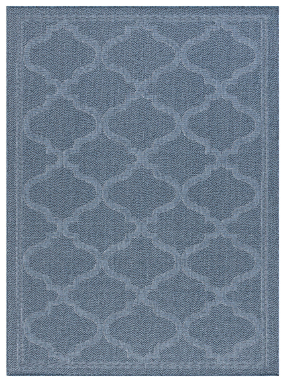Safavieh Bermuda Exquisite Indoor/Outdoor Area Rug - Timeless Power Loomed Design With Elegant Patterns Navy Polypropylene Frize Bmu810n-8