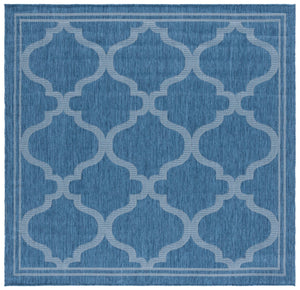 Safavieh Bermuda Exquisite Indoor/Outdoor Area Rug - Timeless Power Loomed Design With Elegant Patterns Navy Polypropylene Frize Bmu810n-8