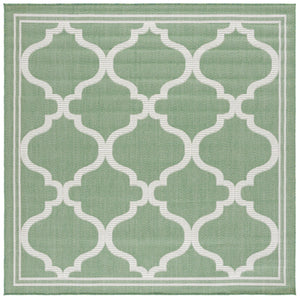 Safavieh Bermuda Exquisite Indoor/Outdoor Area Rug - Timeless Power Loomed Design With Elegant Patterns Green ,Ivory Polypropylene Frize Bmu810w-9