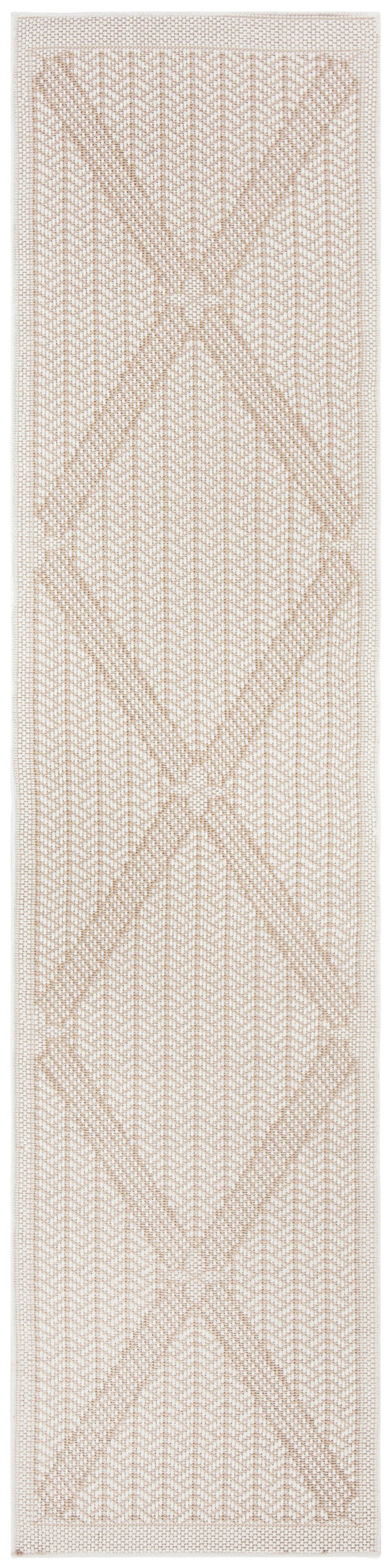 Safavieh Bermuda Elegant Geometric Area Rug – Durable, Eco-friendly, Perfect For Indoor & Outdoor Spaces Cream ,Beige Polypropylene Bmu811a-2