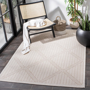 Safavieh Bermuda Elegant Geometric Area Rug – Durable, Eco-friendly, Perfect For Indoor & Outdoor Spaces Cream ,Beige Polypropylene Bmu811a-2