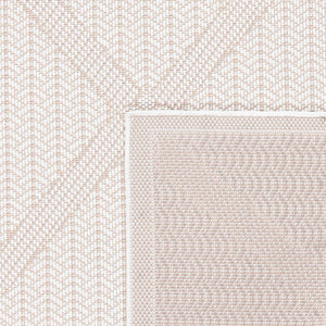 Safavieh Bermuda Elegant Geometric Area Rug – Durable, Eco-friendly, Perfect For Indoor & Outdoor Spaces Cream ,Beige Polypropylene Bmu811a-2