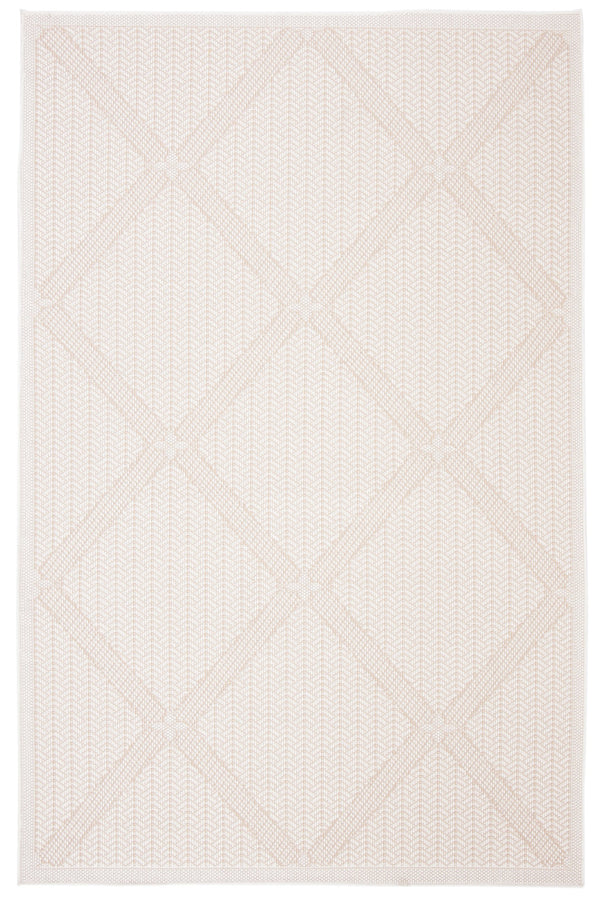 Safavieh Bermuda Elegant Geometric Area Rug – Durable, Eco-friendly, Perfect For Indoor & Outdoor Spaces Cream ,Beige Polypropylene Bmu811a-2