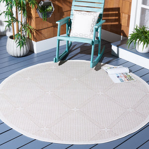 Safavieh Bermuda Elegant Geometric Area Rug – Durable, Eco-friendly, Perfect For Indoor & Outdoor Spaces Cream ,Beige Polypropylene Bmu811a-2