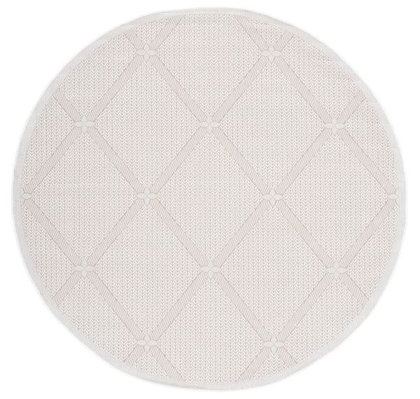 Safavieh Bermuda Elegant Geometric Area Rug – Durable, Eco-friendly, Perfect For Indoor & Outdoor Spaces Cream ,Beige Polypropylene Bmu811a-2