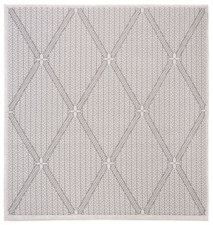 Safavieh Bermuda Elegant Geometric Area Rug – Durable, Eco-friendly, Perfect For Indoor & Outdoor Spaces Cream ,Grey Polypropylene Bmu811b-2