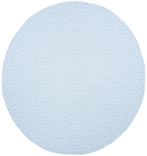 Safavieh Bermuda Geometric Area Rug - Elegant Power Loomed Design For Indoor & Outdoor Spaces, Oeko-tex Certified Light Blue ,Cream Polypropylene Bmu814a-210