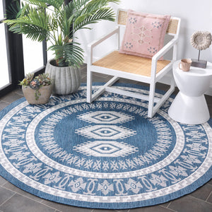 Safavieh Bermuda Elegant Area Rug - Timeless Navy And Ivory Design, Durable, Luxurious Comfort For Home Décor Navy ,Ivory Polypropylene Frize Bmu827n-9