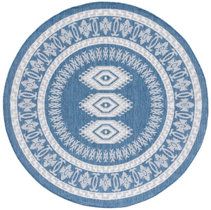 Safavieh Bermuda Elegant Area Rug - Timeless Navy And Ivory Design, Durable, Luxurious Comfort For Home Décor Navy ,Ivory Polypropylene Frize Bmu827n-9