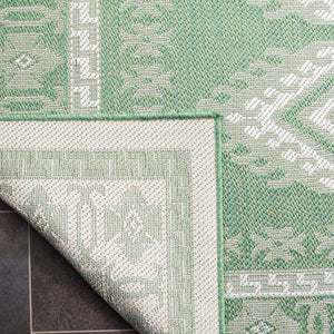 Safavieh Bermuda Elegant Area Rug - Timeless Navy And Ivory Design, Durable, Luxurious Comfort For Home Décor Green ,Ivory Polypropylene Frize Bmu827y-9