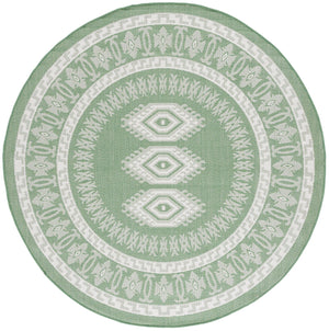 Safavieh Bermuda Elegant Area Rug - Timeless Navy And Ivory Design, Durable, Luxurious Comfort For Home Décor Green ,Ivory Polypropylene Frize Bmu827y-9