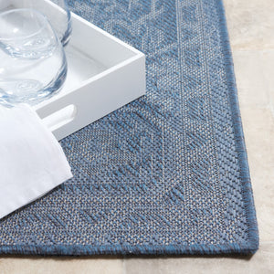 Safavieh Bermuda 841 Power Loomed Indoor / Outdoor Rug Navy 5'-3" x 7'-6"