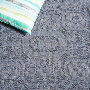 Safavieh Bermuda 841 Power Loomed Indoor / Outdoor Rug Navy 5'-3" x 7'-6"