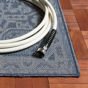 Safavieh Bermuda Elegant Polypropylene Frize Area Rug - Timeless Design For Indoor/Outdoor Spaces, Oeko-tex Certified Navy Polypropylene Frize Bmu841n-8