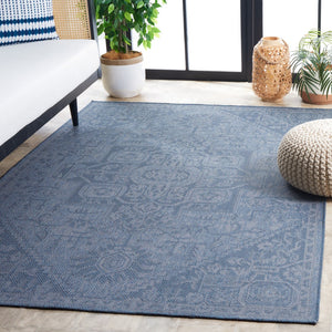 Safavieh Bermuda 841 Power Loomed Indoor / Outdoor Rug Navy 5'-3" x 7'-6"