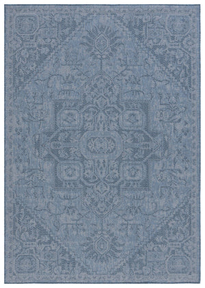 Safavieh Bermuda 841 Power Loomed Indoor / Outdoor Rug Navy 5'-3" x 7'-6"