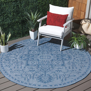 Safavieh Bermuda Elegant Polypropylene Frize Area Rug - Timeless Design For Indoor/Outdoor Spaces, Oeko-tex Certified Navy Polypropylene Frize Bmu841n-8