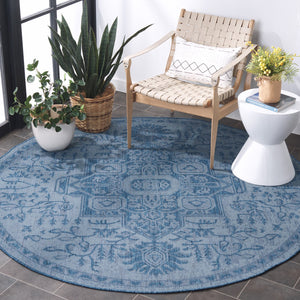 Safavieh Bermuda Elegant Polypropylene Frize Area Rug - Timeless Design For Indoor/Outdoor Spaces, Oeko-tex Certified Navy Polypropylene Frize Bmu841n-8