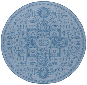 Safavieh Bermuda Elegant Polypropylene Frize Area Rug - Timeless Design For Indoor/Outdoor Spaces, Oeko-tex Certified Navy Polypropylene Frize Bmu841n-8