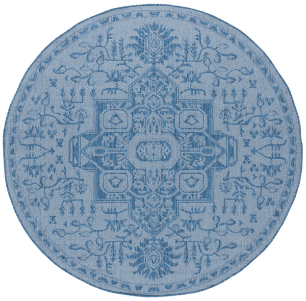 Safavieh Bermuda Elegant Polypropylene Frize Area Rug - Timeless Design For Indoor/Outdoor Spaces, Oeko-tex Certified Navy Polypropylene Frize Bmu841n-8