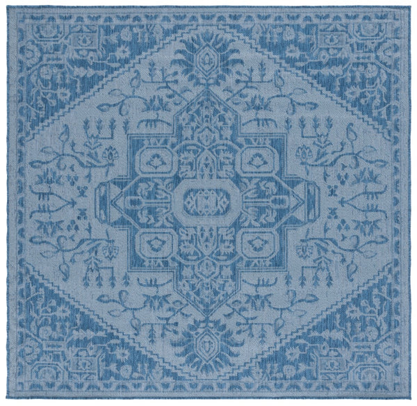 Safavieh Bermuda 841 Power Loomed Indoor / Outdoor Rug Navy 6'-7" x 6'-7" Square
