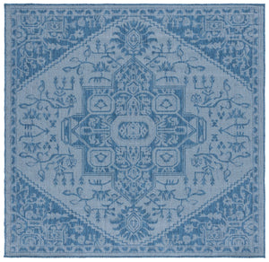 Safavieh Bermuda Elegant Polypropylene Frize Area Rug - Timeless Design For Indoor/Outdoor Spaces, Oeko-tex Certified Navy Polypropylene Frize Bmu841n-8