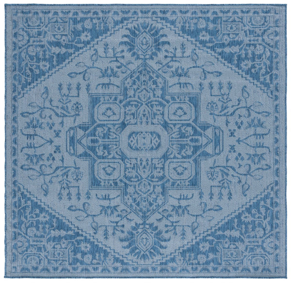 Safavieh Bermuda Elegant Polypropylene Frize Area Rug - Timeless Design For Indoor/Outdoor Spaces, Oeko-tex Certified Navy Polypropylene Frize Bmu841n-8