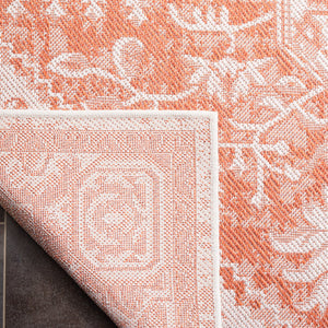 Safavieh Bermuda Elegant Polypropylene Frize Area Rug - Timeless Design For Indoor/Outdoor Spaces, Oeko-tex Certified Rust ,Ivory Polypropylene Frize Bmu841p-5